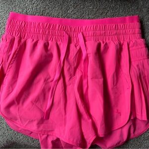 JoyLab Neon Pink Athletic Shorts with Drawstring